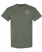 Built Maritime Tough Lobster Left Chest & Back Men's Tee