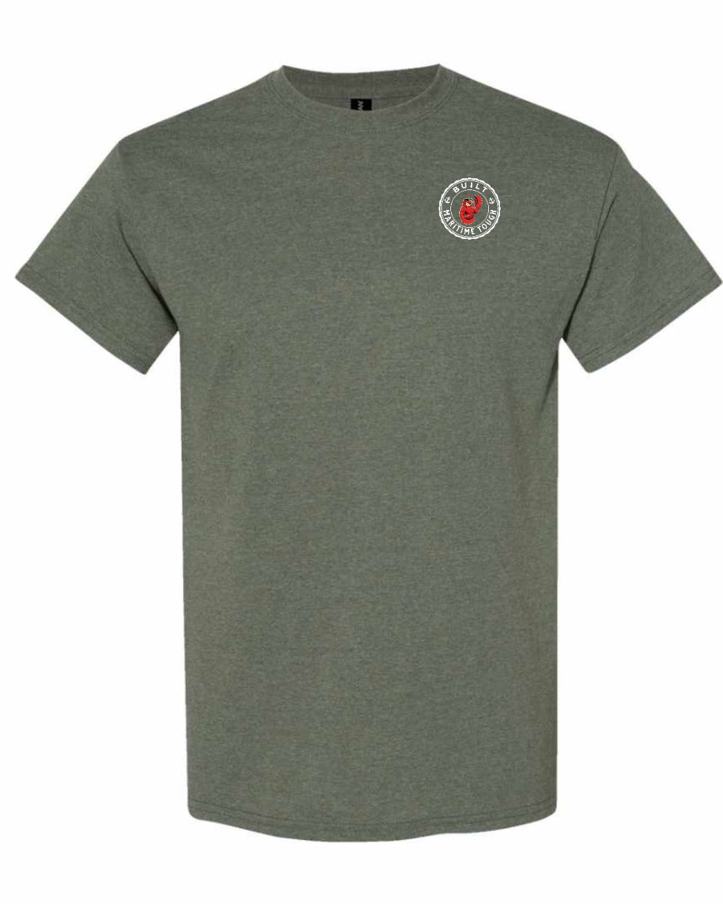 Built Maritime Tough Lobster Left Chest Men's Tee