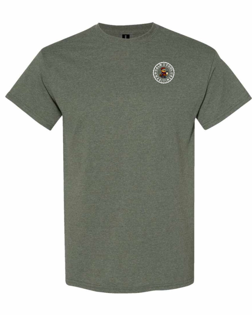 Calm Cool Maritimer Rosie Left Chest & Back Men's Tee