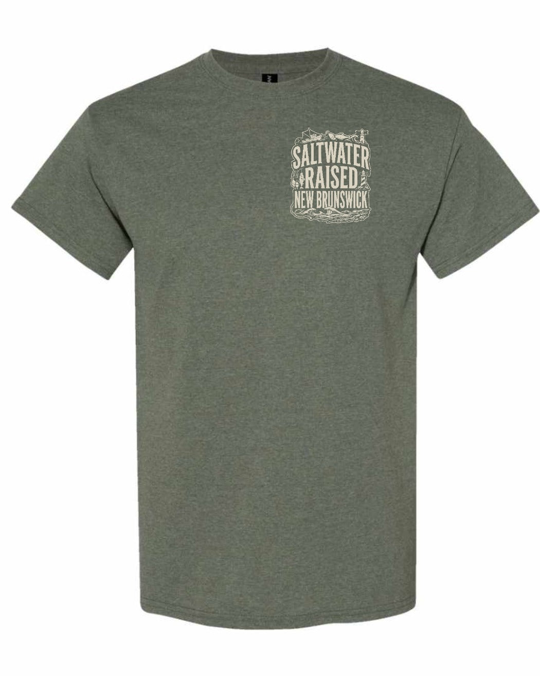 NB Saltwater Raised Folk Left Chest Men's Tee
