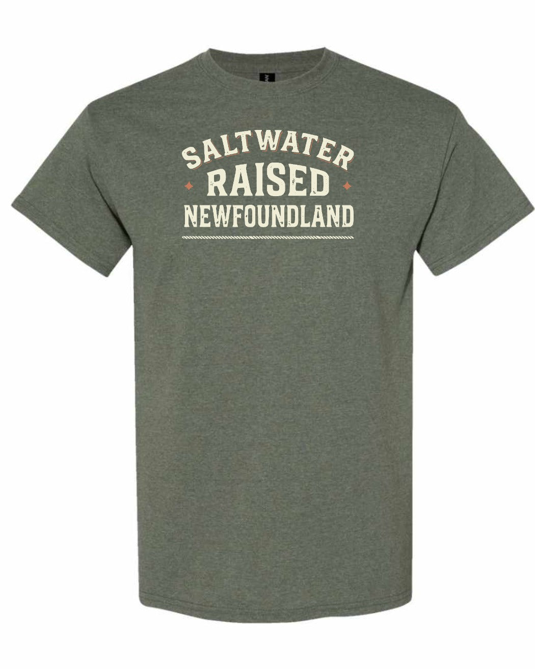 NFLD Saltwater Raised Sign Men's Tee