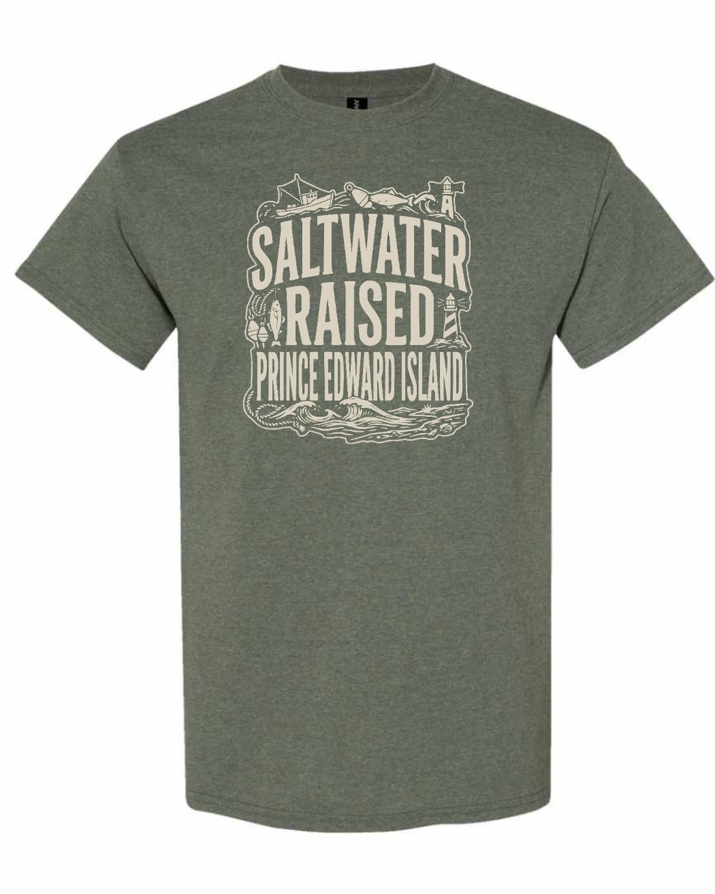 PEI Saltwater Raised Folk Men's Tee