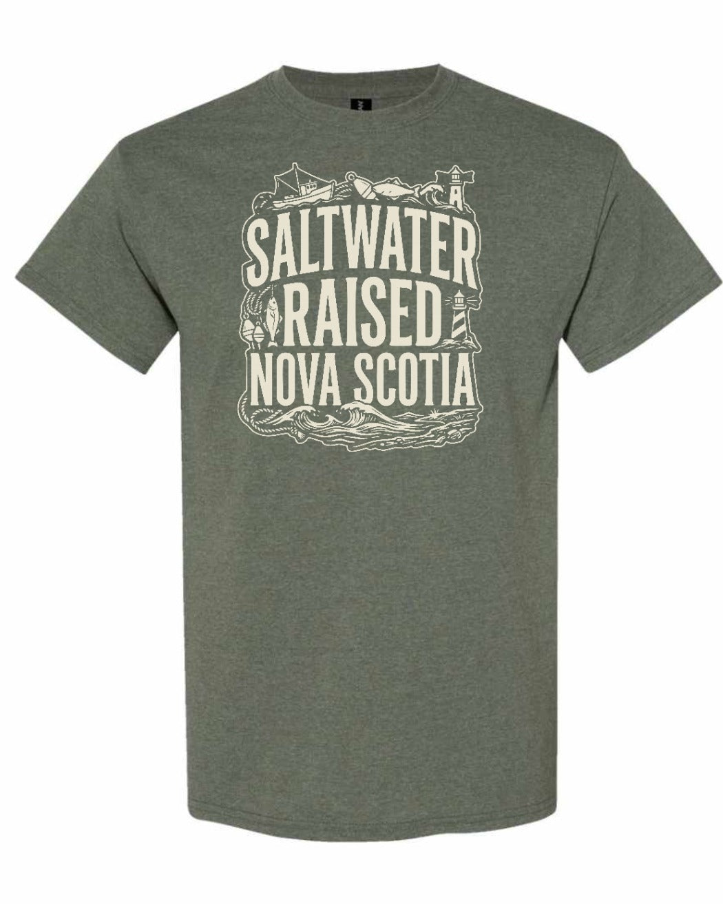 Saltwater Raised NS Folk Men's Tee