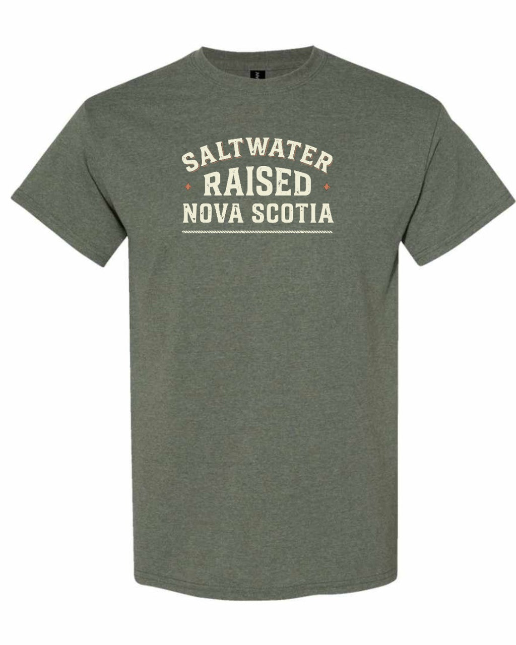 Saltwater Raised NS Sign Men's Tee