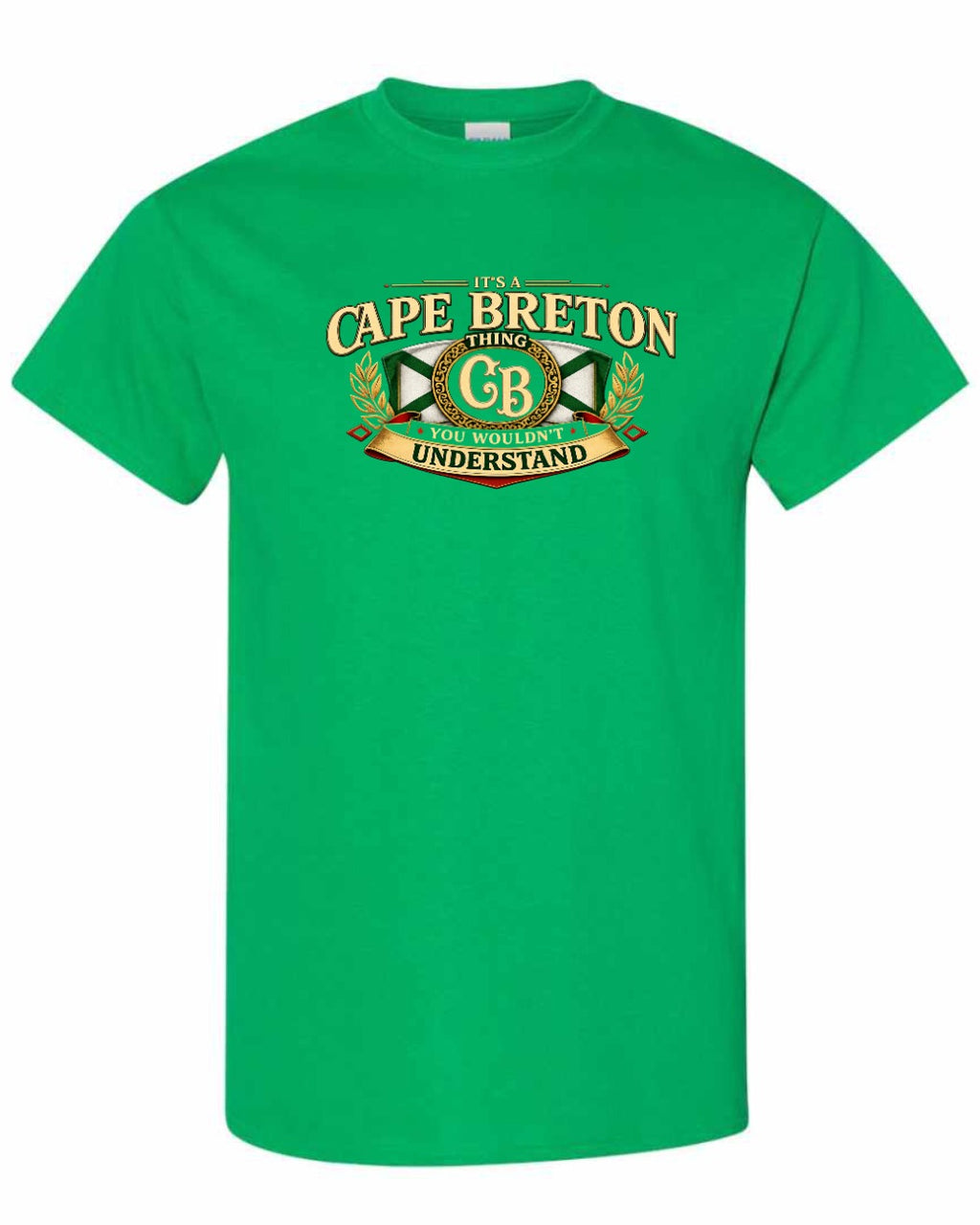 Cb Understand Flag Men's Tee in Irish Green
