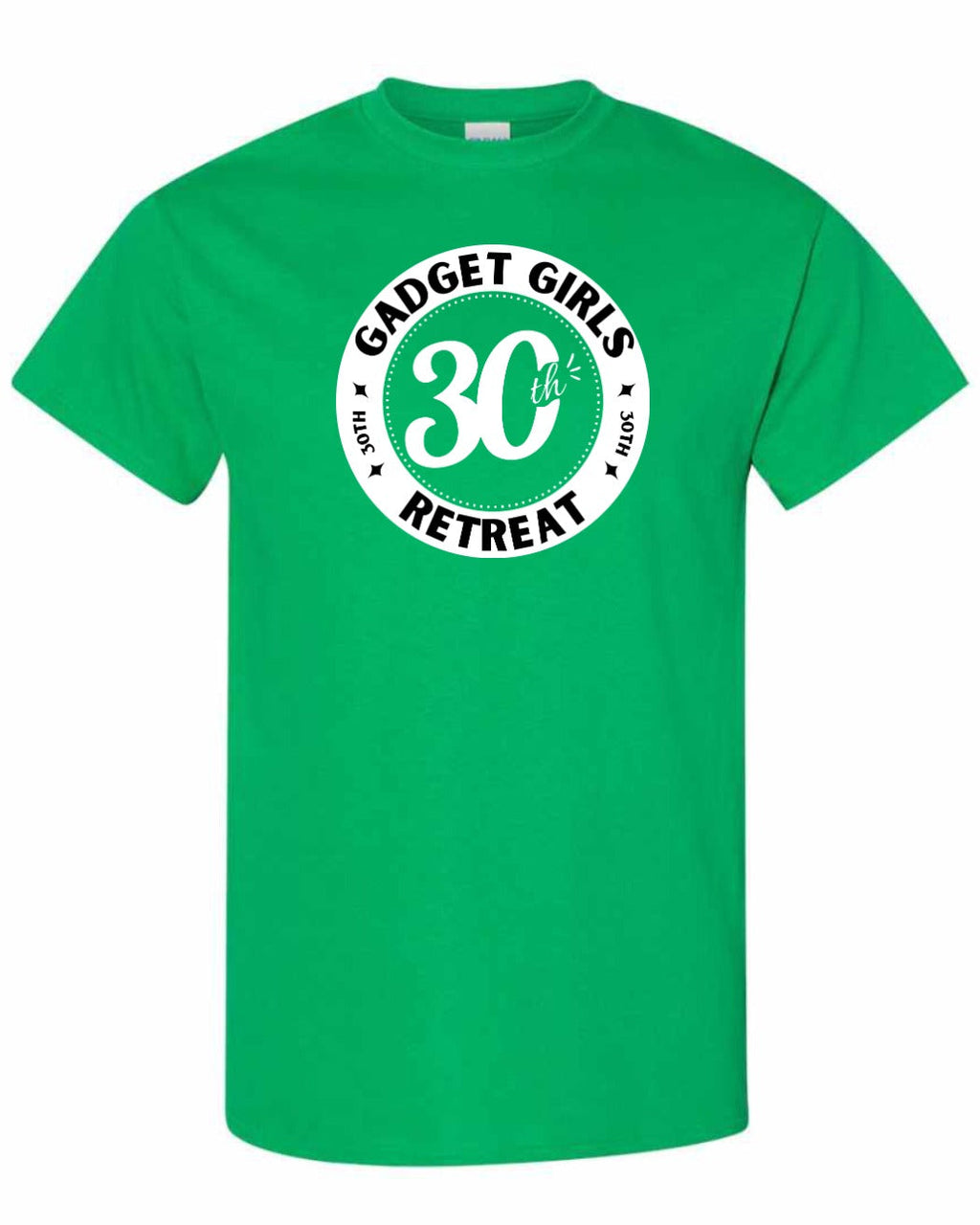 Gadget Girls 30th Retreat Men's Tee White Logo
