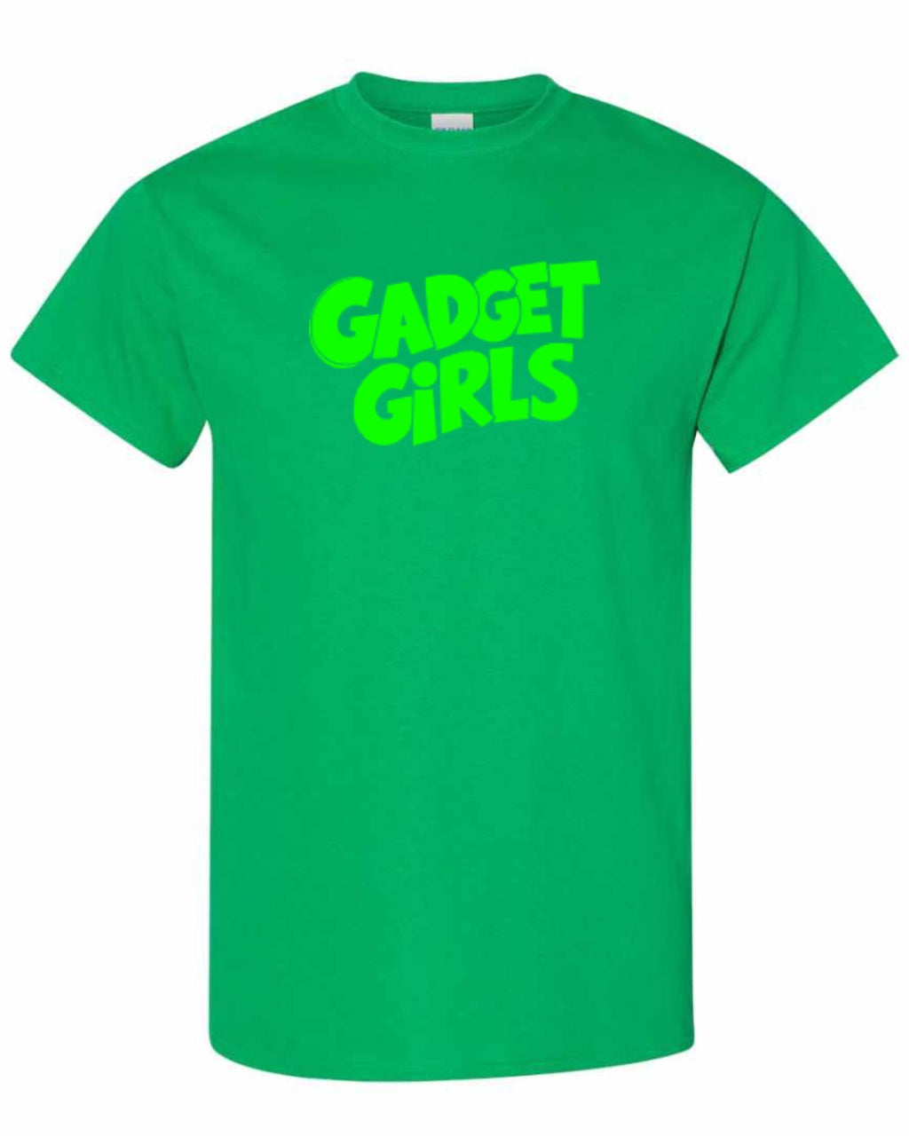 Gadget Girls Men's Tee Green Logo