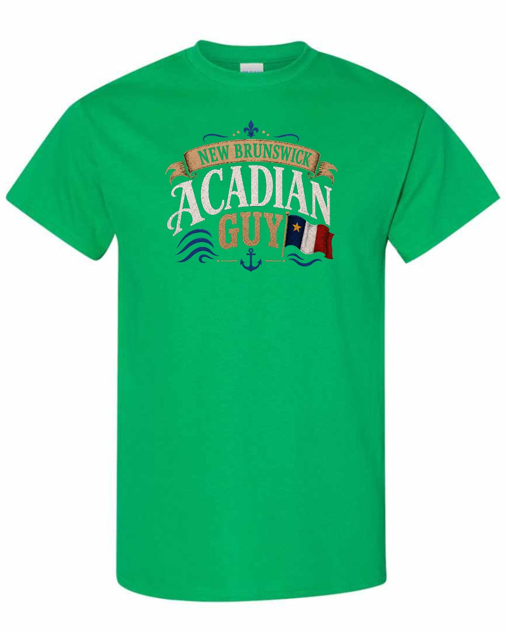 New Brunswick Guy Men's Tee in Irish Green