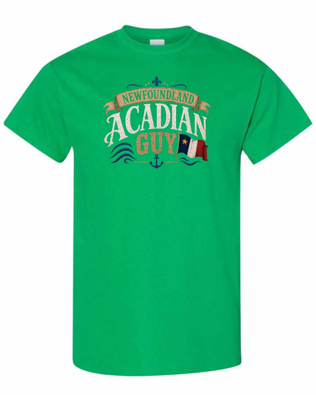 Newfoundland Guy Men's Tee in Irish Green