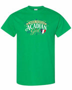 Nova Scotia Girl Garment Men's Tee in Irish Green