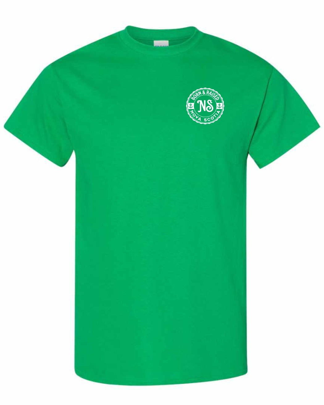 Born & Raised NS Left Chest and Back Men's tee