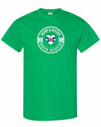 Born and Raised NS Heart Flag Men's Tee