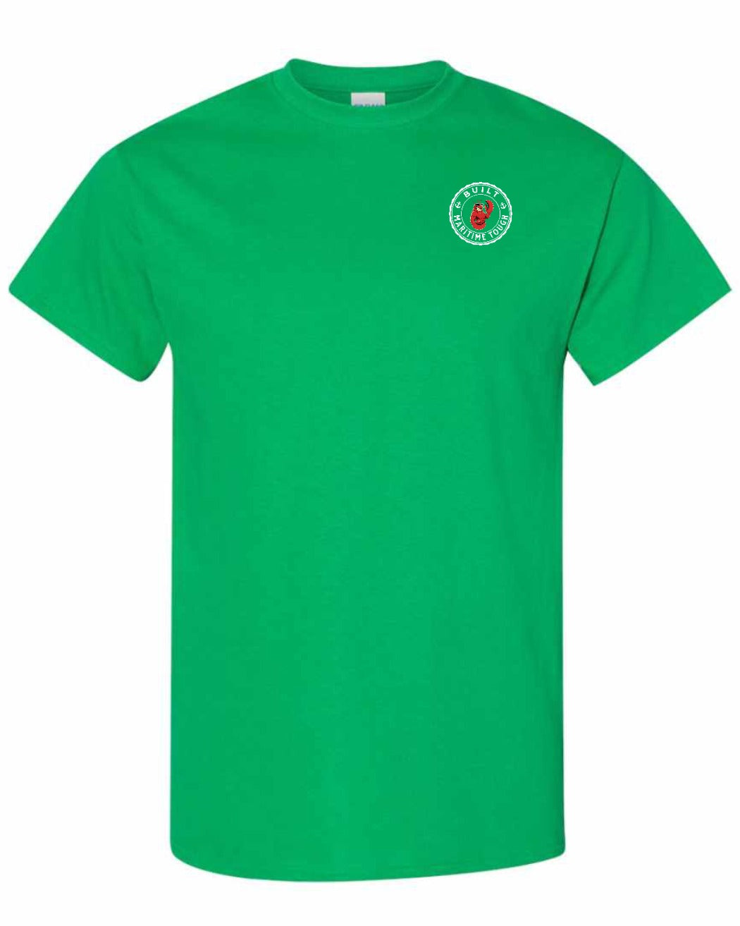 Built Maritime Tough Lobster Left Chest & Back Men's Tee