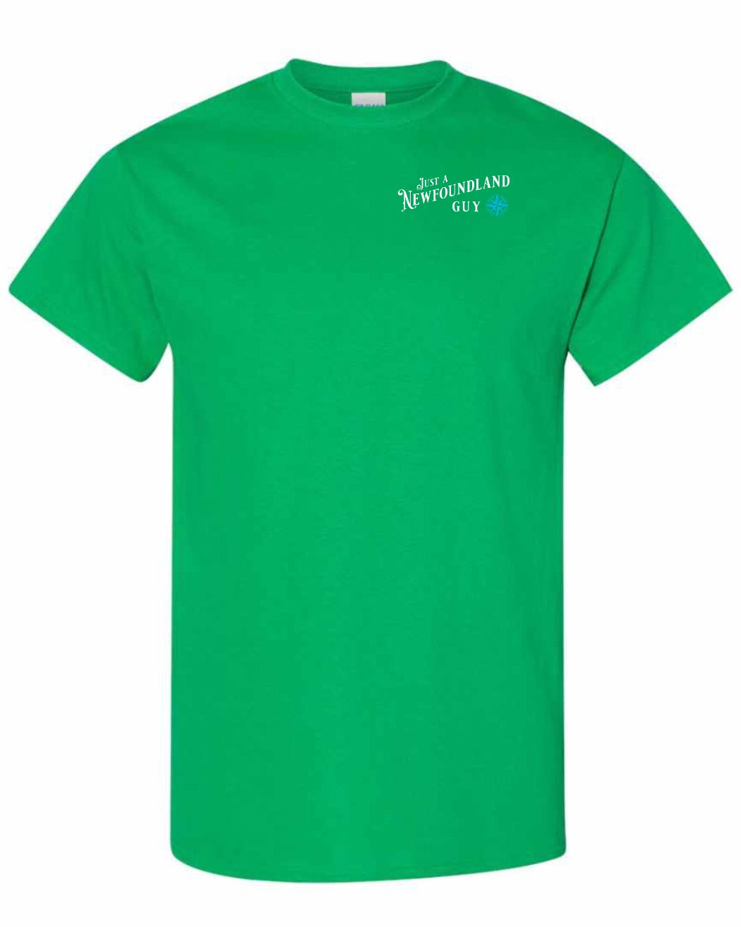 Just A NFLD Guy Blue Compass Left Chest Men's Tee