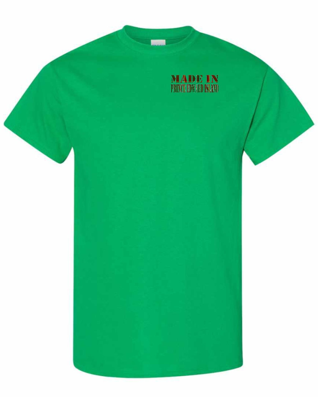 Made in PEI Tartan Left Chest Men's Tee