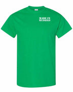 Made in PEI (White Lettering) Left Chest Men's Tee