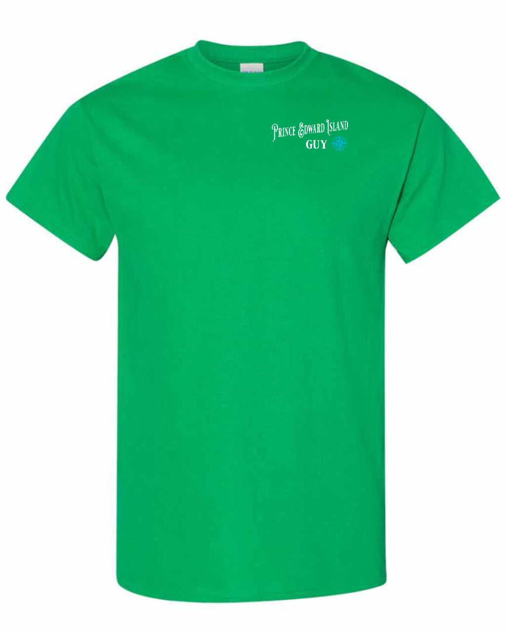 PEI Guy Blue Compass Left Chest Men's Tee