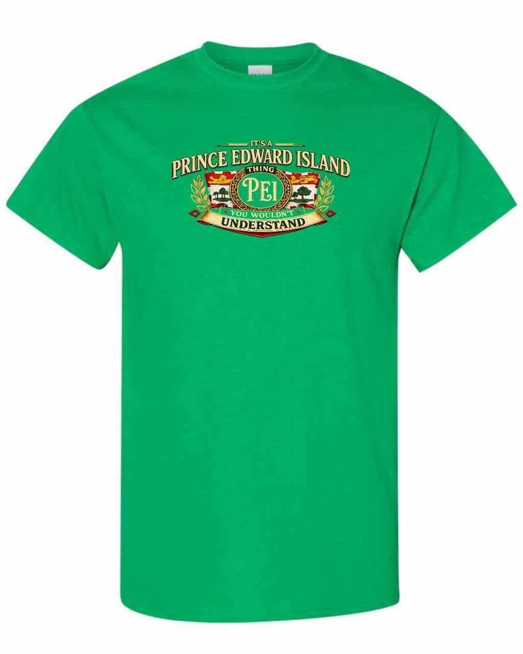 Pei Understand Men's Tee in Irish Green