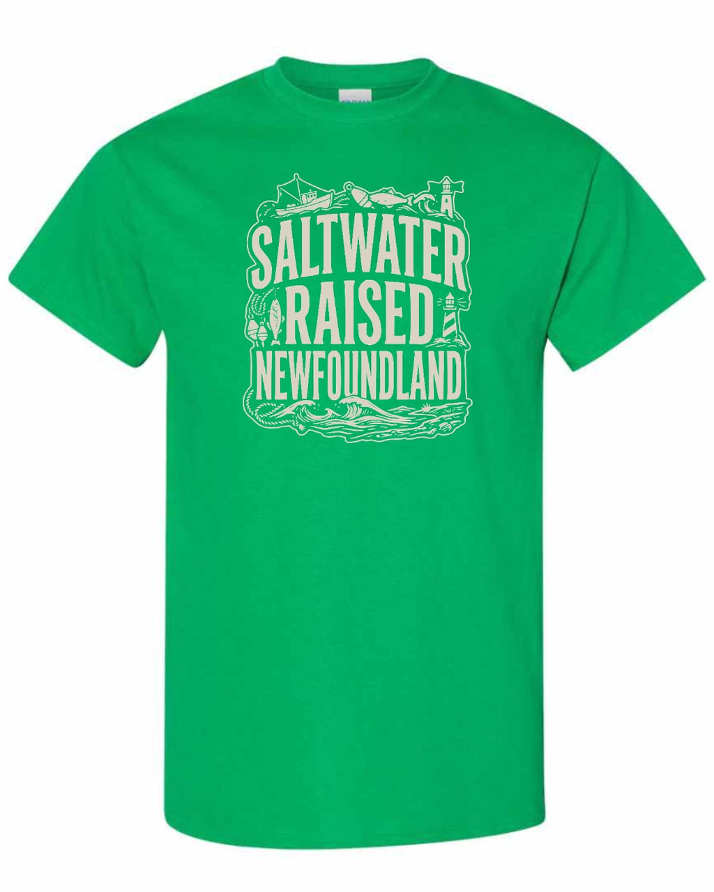 NFLD Saltwater Raised Folk Men's Tee