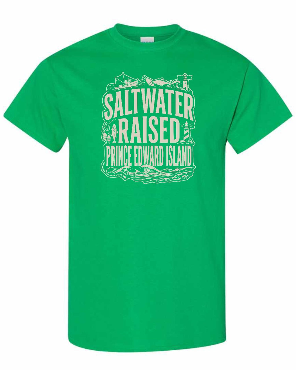 PEI Saltwater Raised Folk Men's Tee