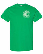 Saltwater Raised NS Folk Left Chest Men's Tee