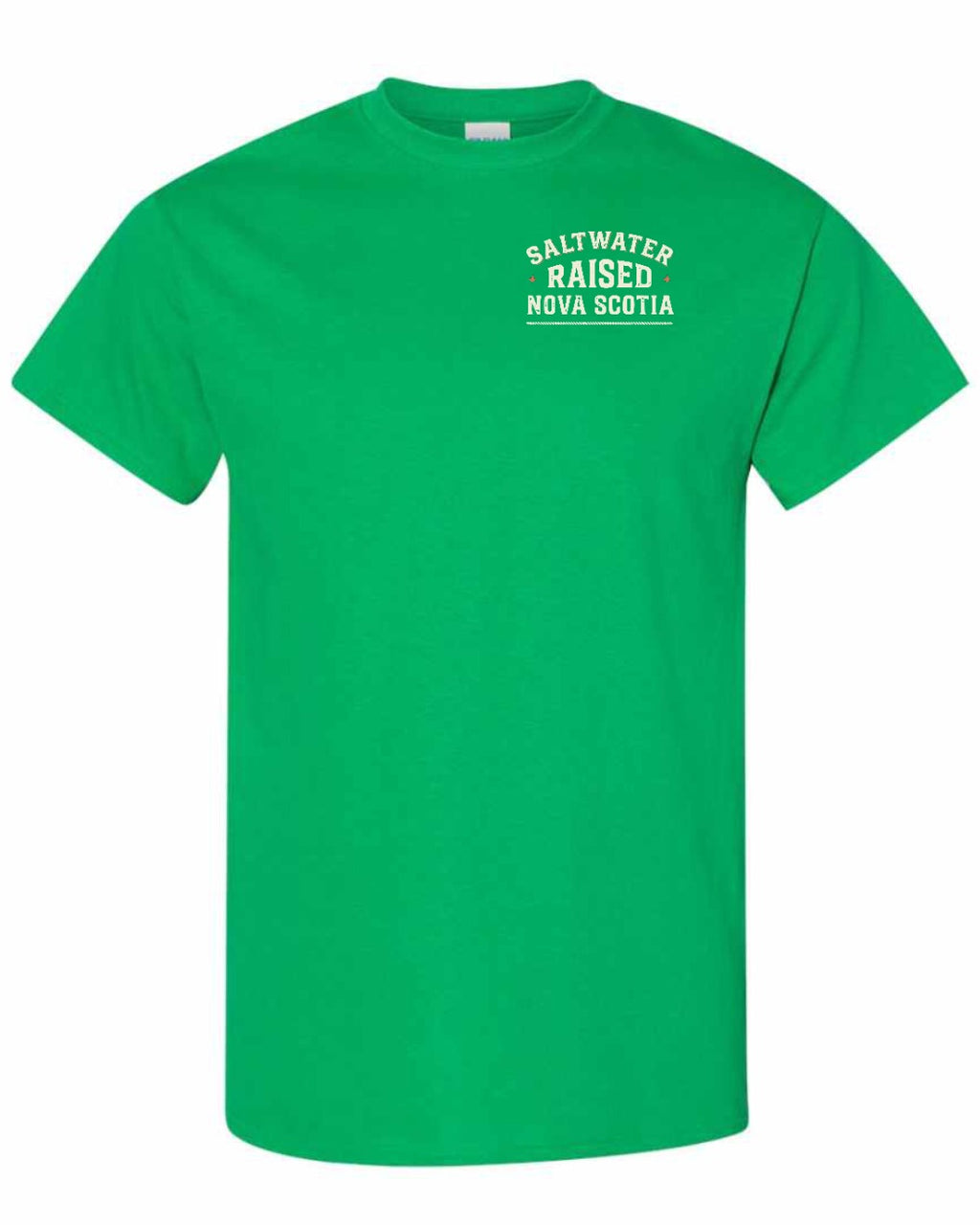 Saltwater Raised NS Sign Left Chest Men's Tee