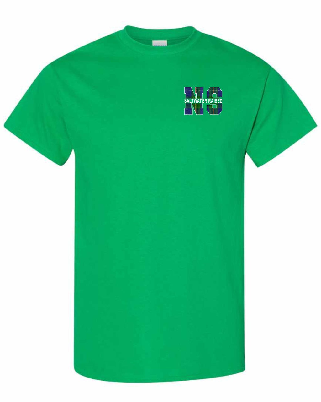 NS Saltwater Raised NS Left Chest and Back Men's tee