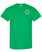 Born and Raised NB Heart Flag Left Chest & Back Men's Tee