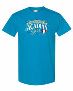 Nb Acadian Girl Garment Men's Tee in Sapphire