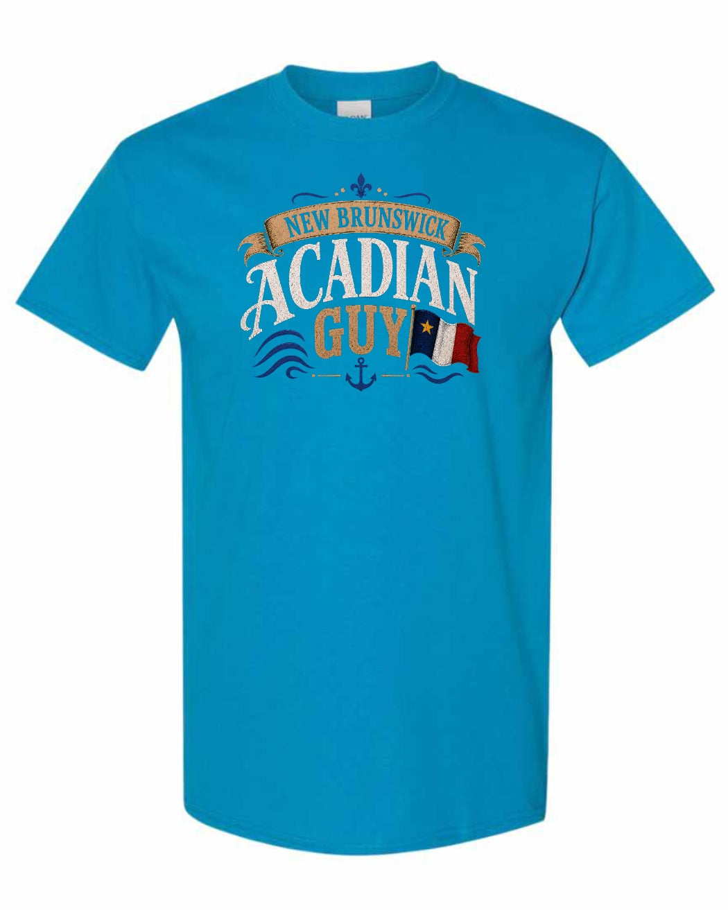 New Brunswick Guy Men's Tee in Sapphire