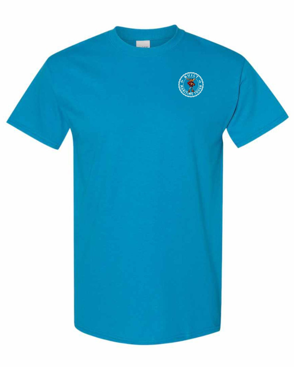Built Maritime Tough Moose Left Chest Men's Tee