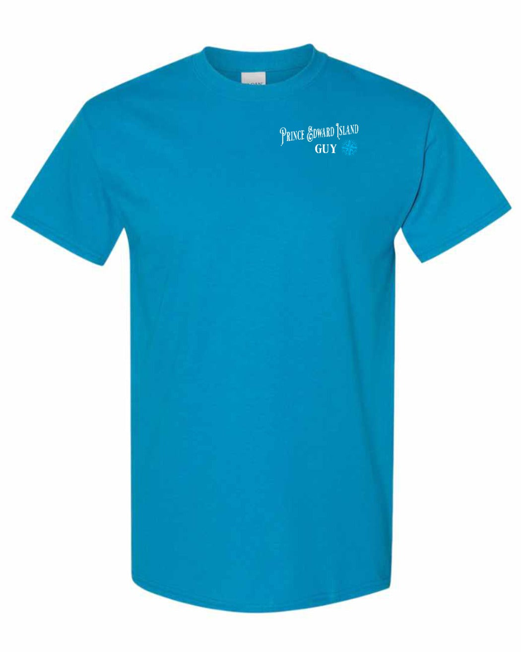 PEI Guy Blue Compass Left Chest Men's Tee