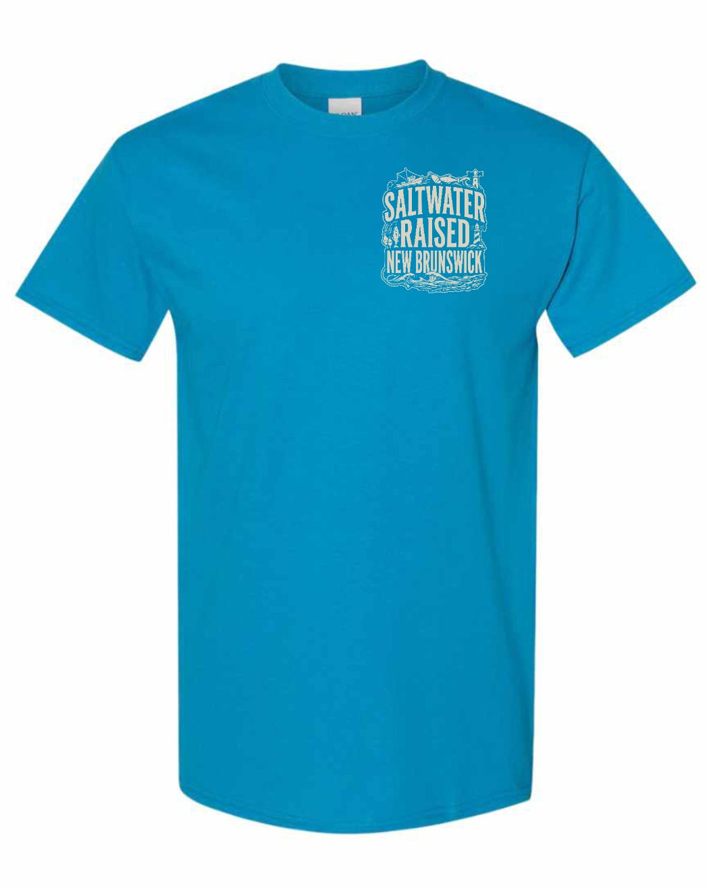 NB Saltwater Raised Folk Left Chest Men's Tee