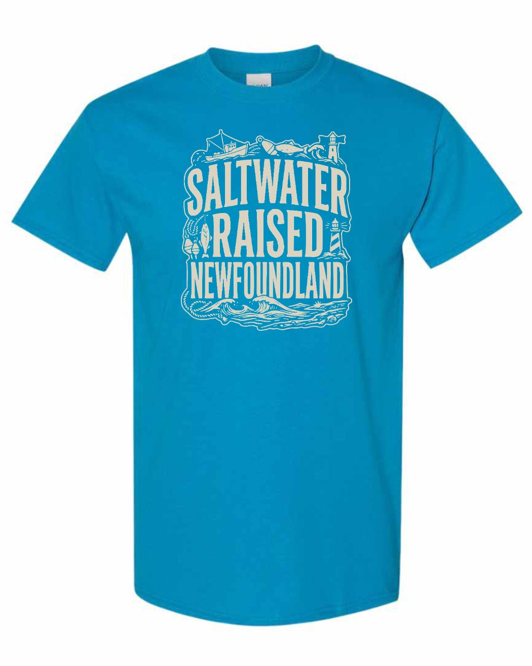 NFLD Saltwater Raised Folk Men's Tee
