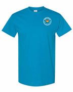 Born and Raised NB Heart Flag Left Chest & Back Men's Tee