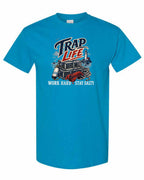 Trap Life Men's Tee in Sapphire