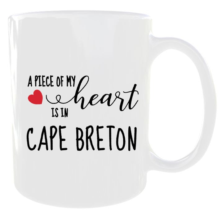 A Piece of my Heart Cape Breton Mug