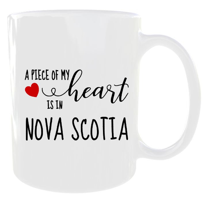 A Piece of my Heart Nova Scotia Mug