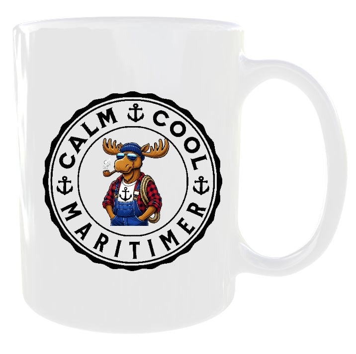 Calm Cool Maritimer Moose Mug