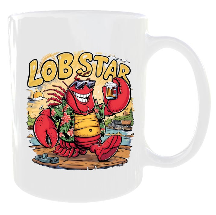 Lobstar with a Beer Mug