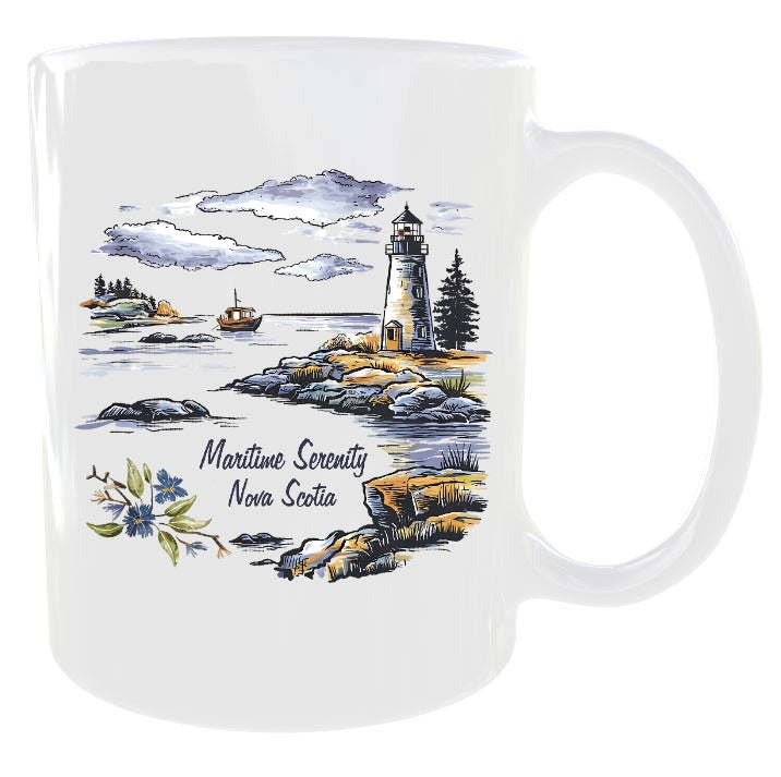 Maritime Serenity Nova Scotia Mug