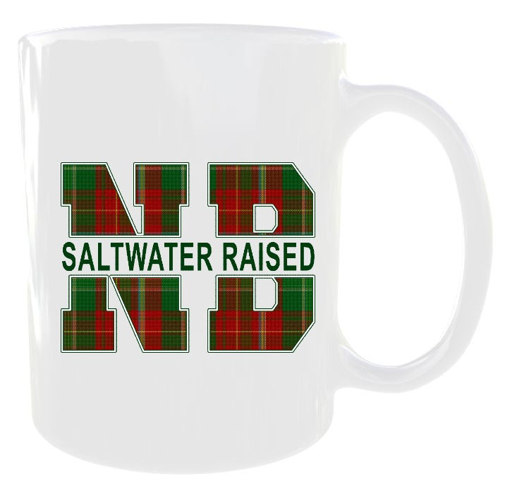 Saltwater Raised Tartan New Brunswick Mug