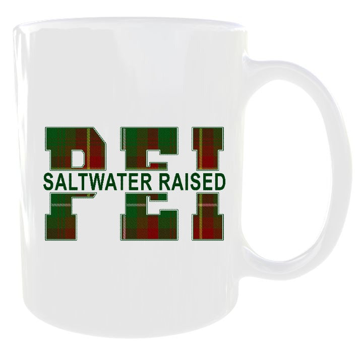Saltwater Raised Tartan PEI Mug