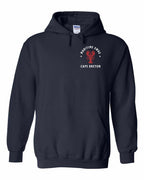 Maritime Swag CB Mandala Red Lobster Left Chest Pullover Hoodie - Unisex
