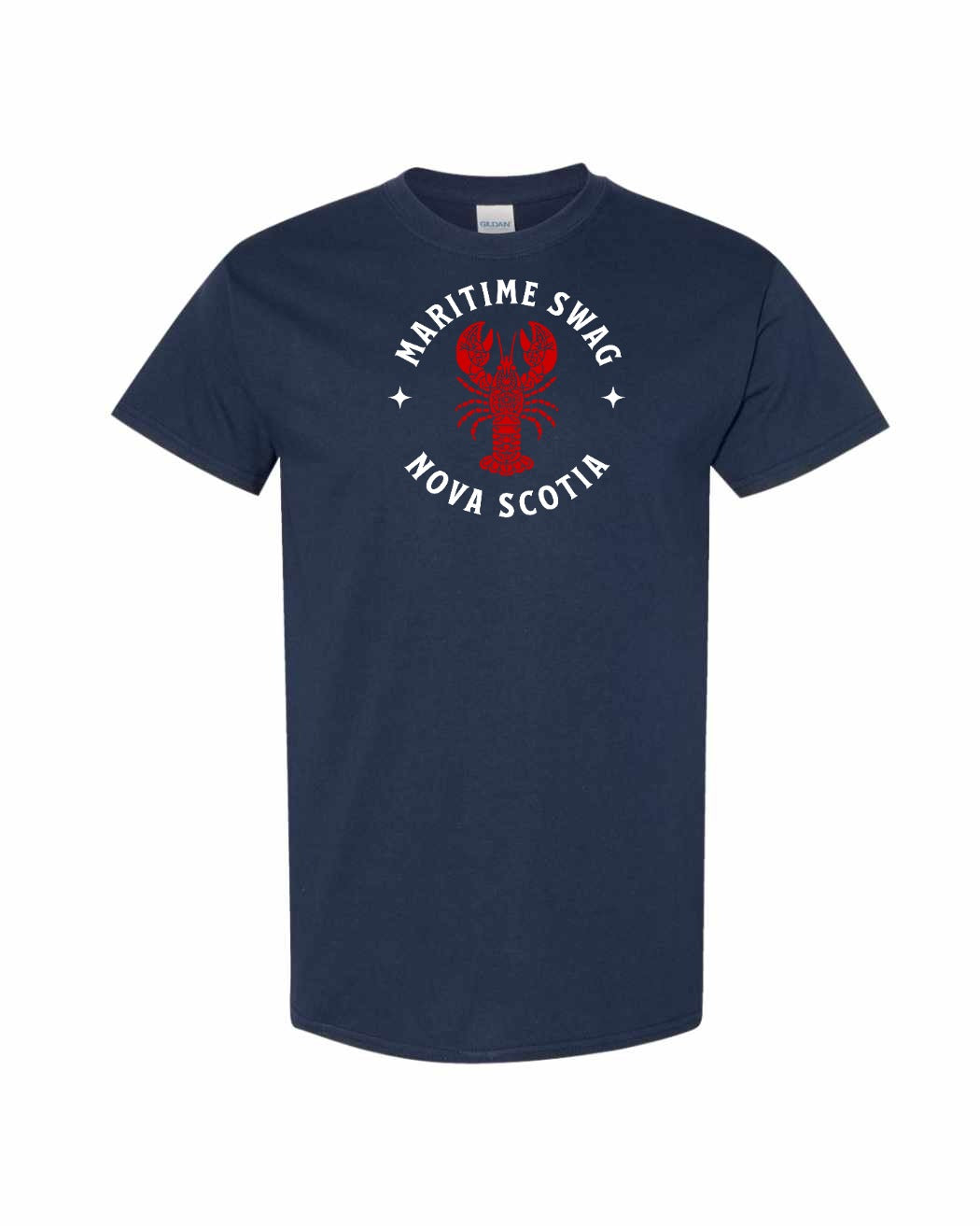 Maritime Swag Nova Scotia Mandala Red Lobster Full mens-tee