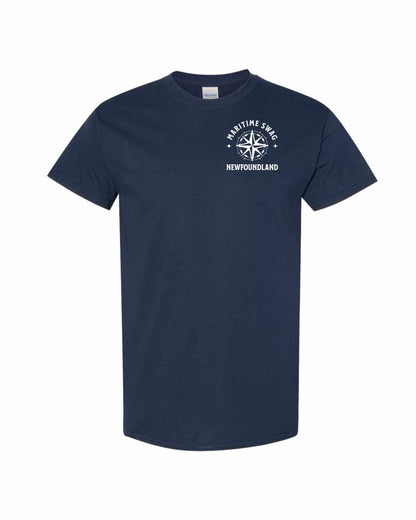 Maritime Swag Newfoundland Compass Left Chest Men's Tee