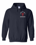 Maritime Swag NFLD Mandala Red Lobster Left Chest Pullover Hoodie - Unisex