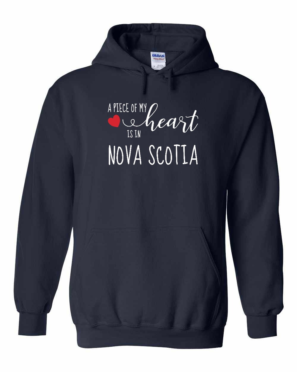 A piece of My heart in NS (Red Heart) Pullover Hoodie - Unisex