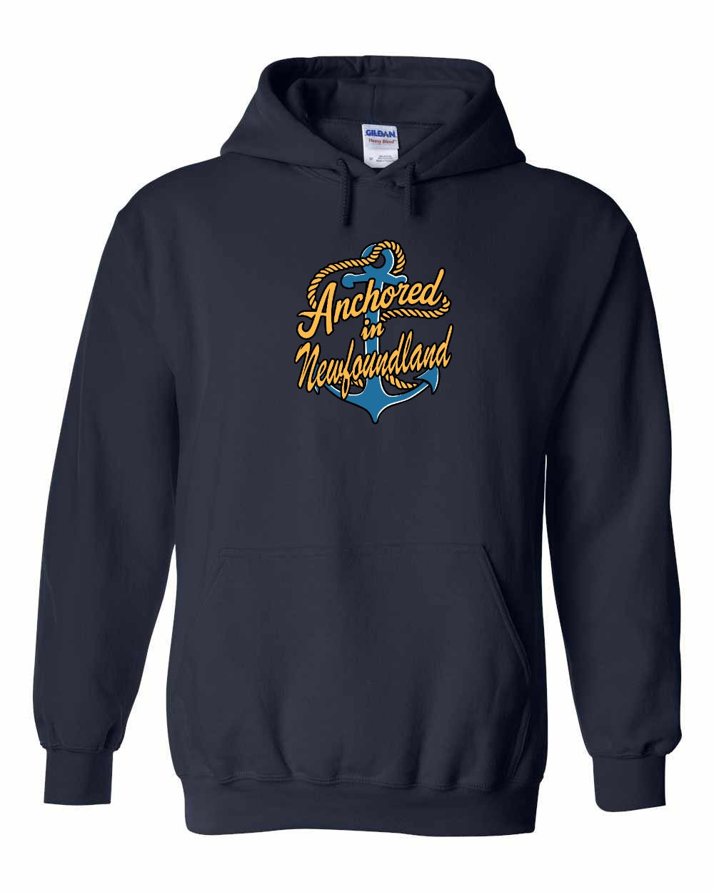 Anchored in NFLD (New Design) Pullover Hoodie - Unisex
