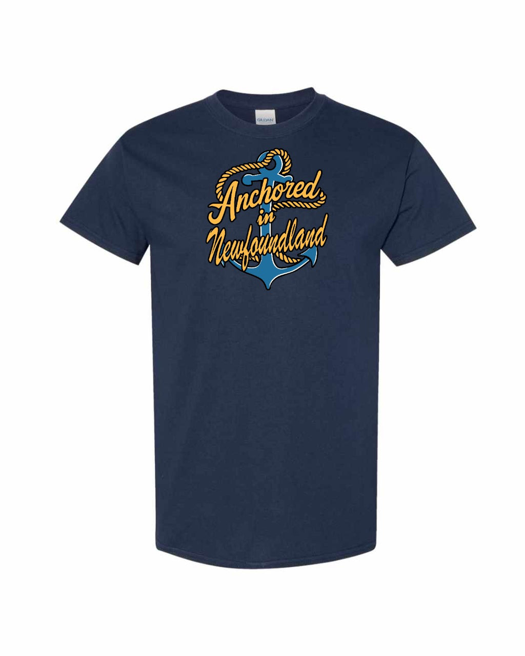 Anchored in NFLD (New Design) Men's Tee